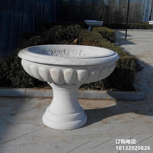 石雕樹葉花盆與德陽石材雕塑花盆加工廠的產品多樣性